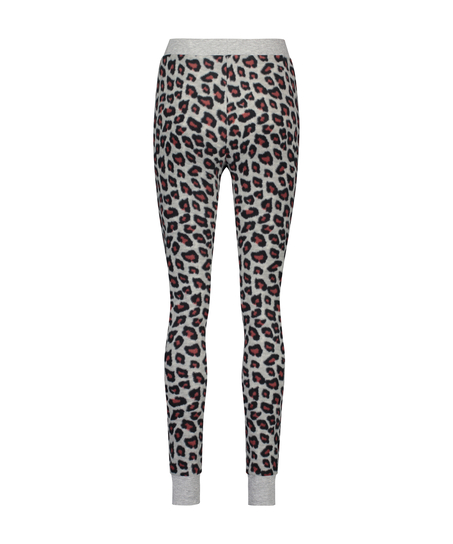 Micro Fleece Leggings, Grey