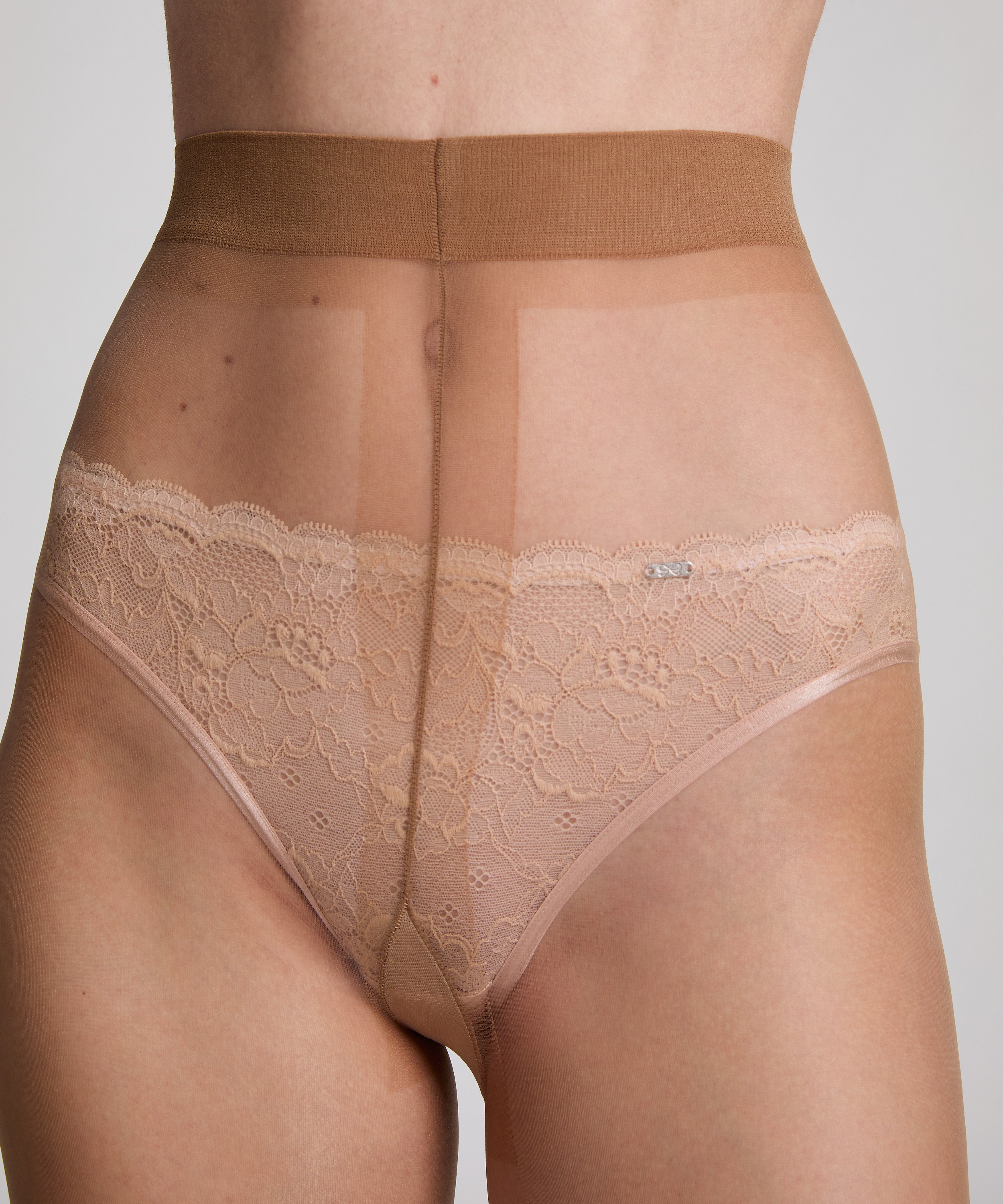 15 Denier Ladder Resistant Tights, Beige, main