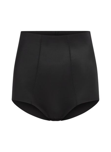 Sculpting scuba high waisted brief, Black