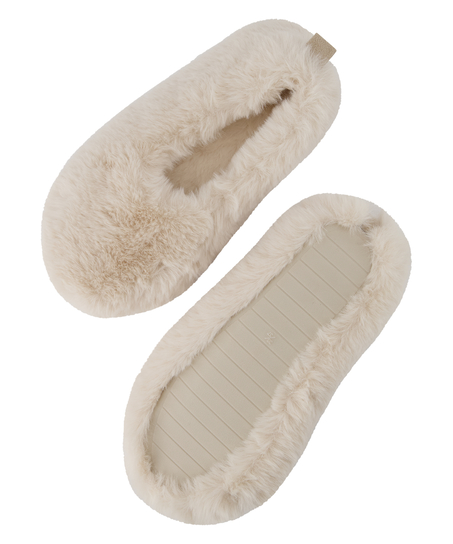 Ballerina slippers, White