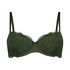 Marine Padded Underwired Bra, Green