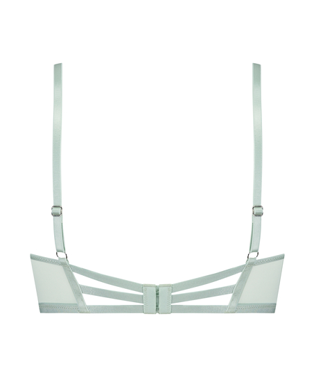 Lillia Non-Padded Underwired Longline Bra, Green