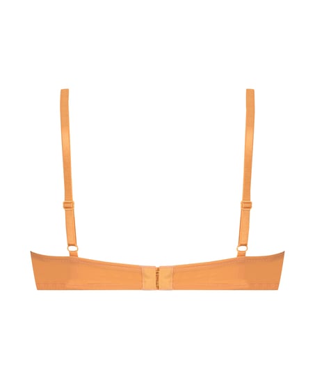 Plunge Padded Underwired Bra, Orange
