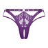 Sadie Open Crotch Brazilian, Purple