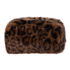 Leopard Make-Up Bag and Scrunchie Set, Black