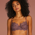 Hannako Non-padded underwired bra, Purple