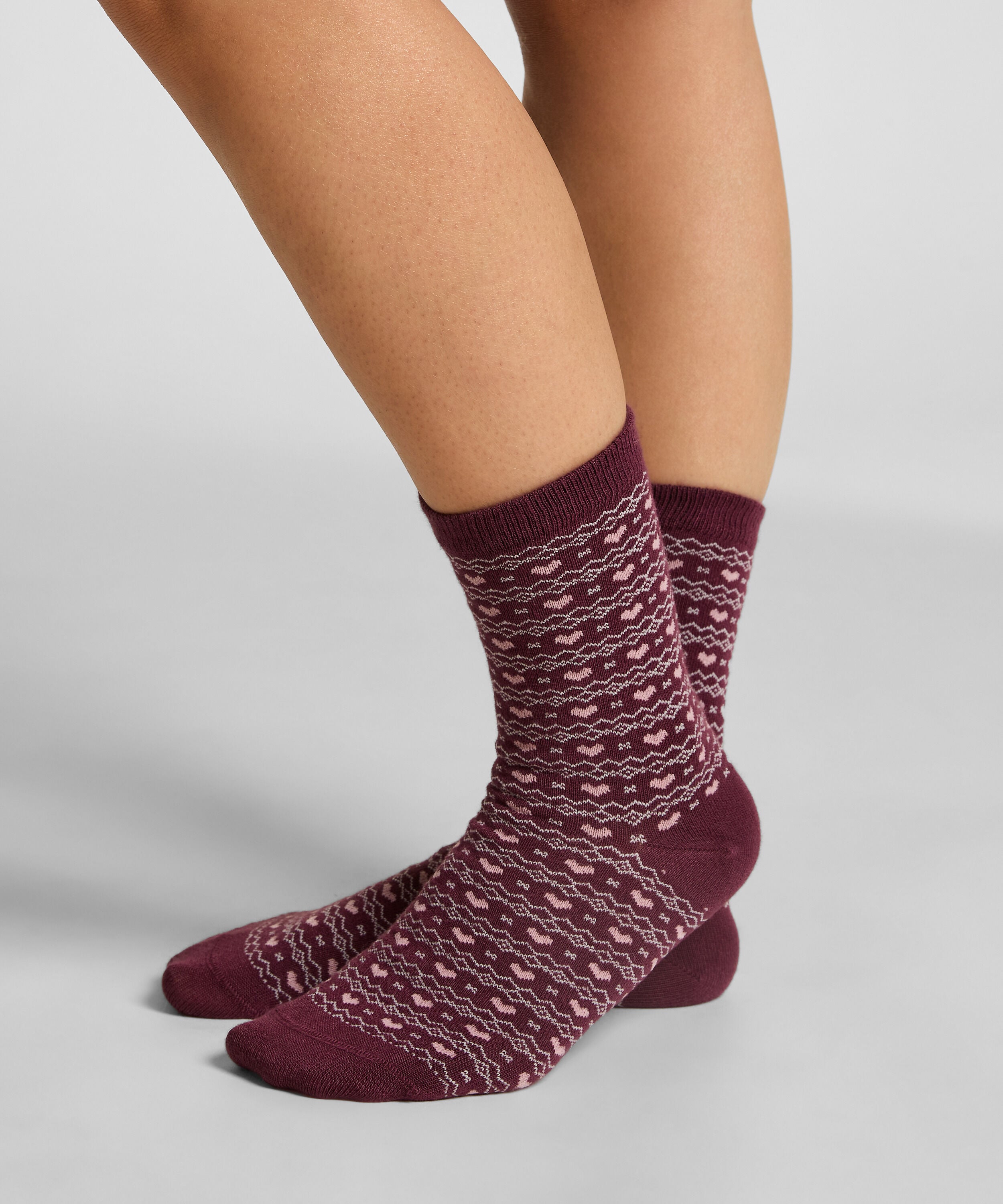 Modal Crew Socks, Purple Modal Crew Socks, Purple