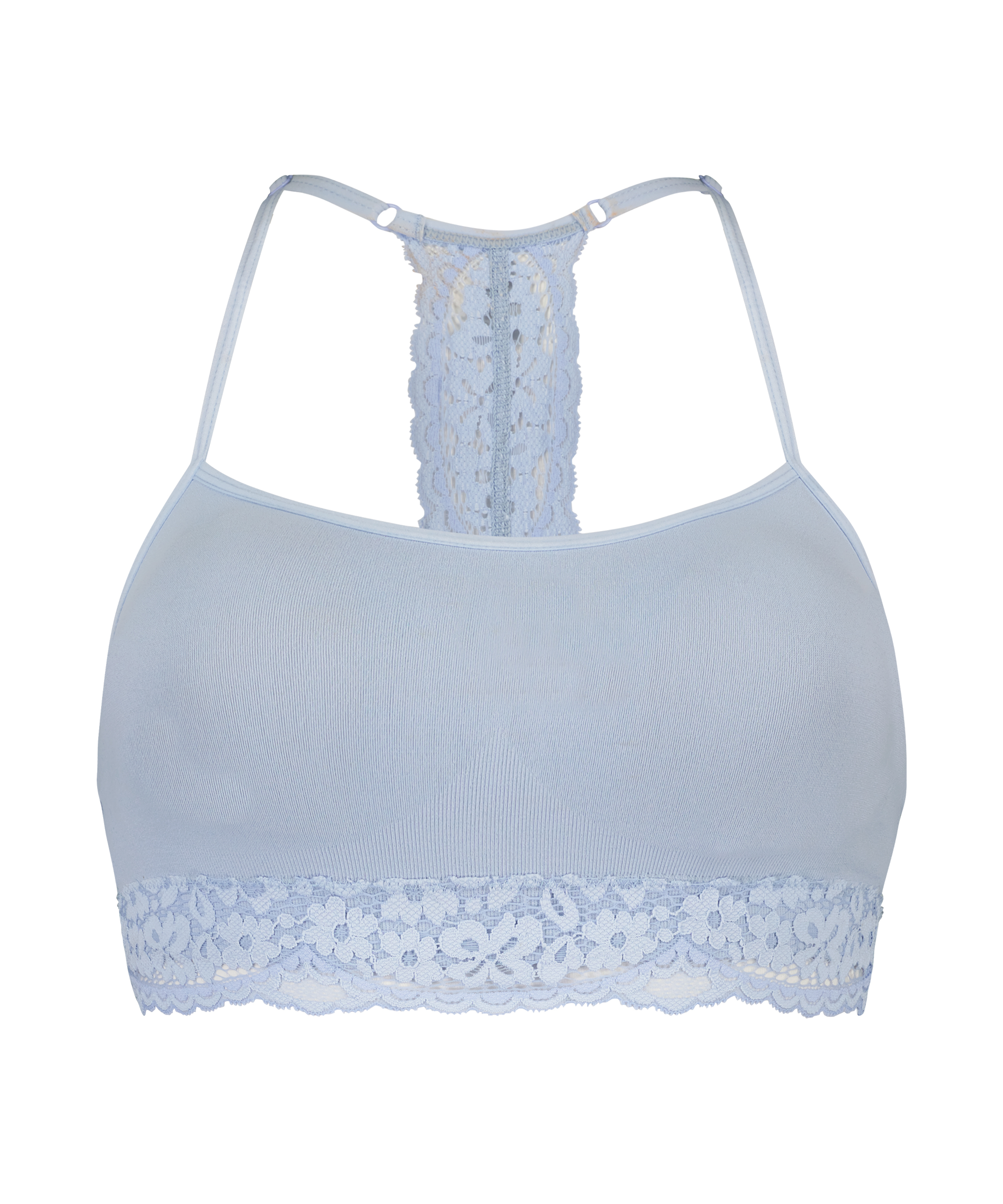 Marine seamless bralette, Blue, main
