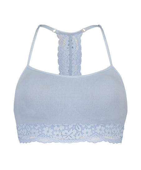 Marine seamless bralette, Blue