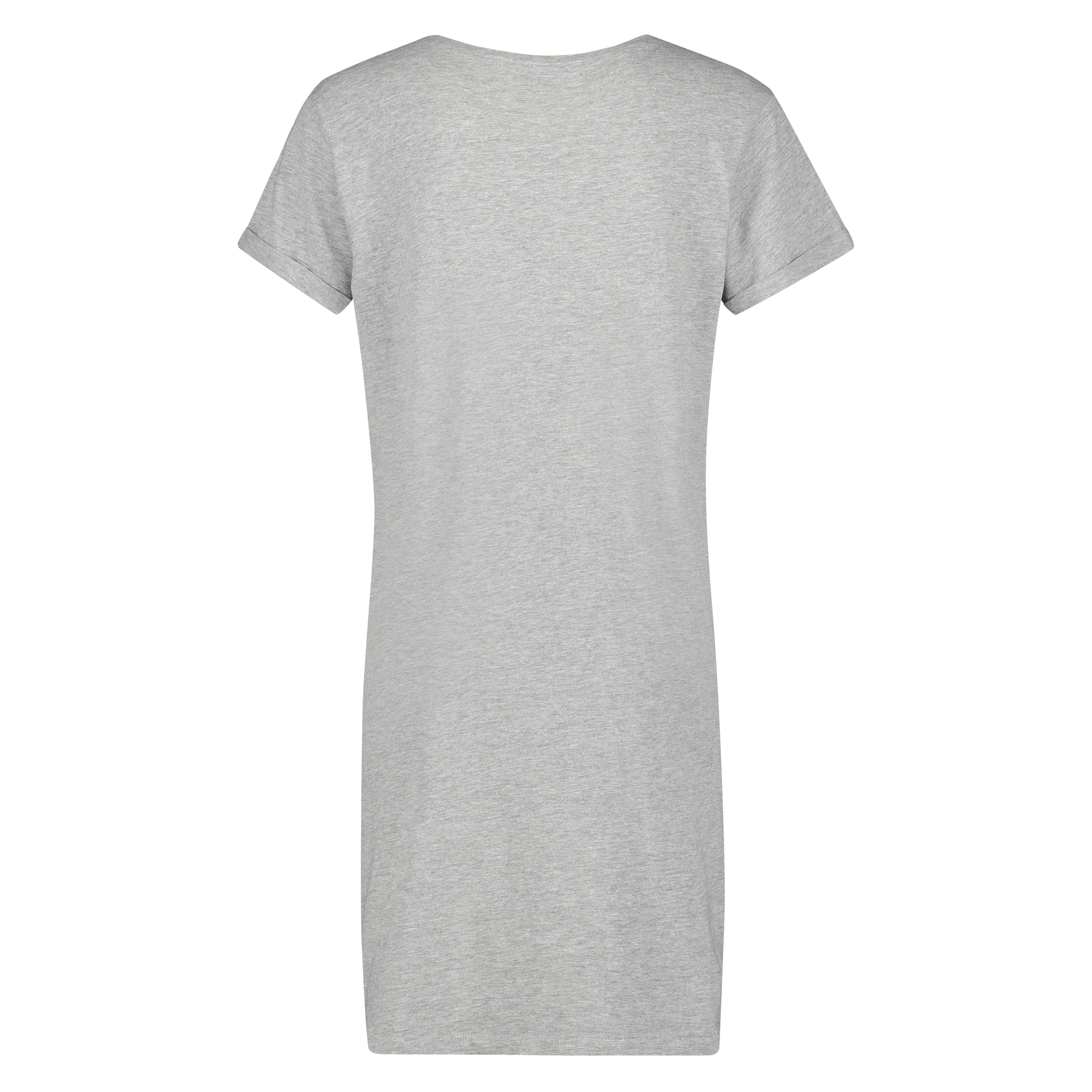 Round Neck Nightshirt, Grey, main