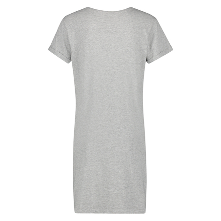 Round Neck Nightshirt, Grey
