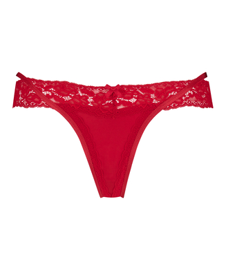 Elliena Extra Low V Thong, Red