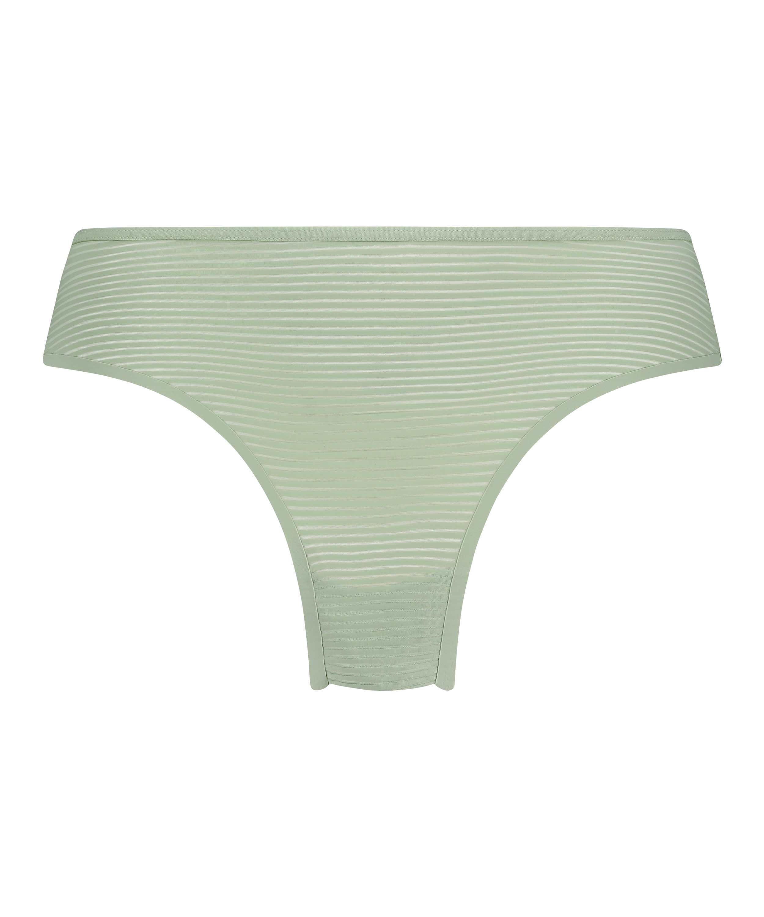 Invisible Brazilian Stripe mesh, Green