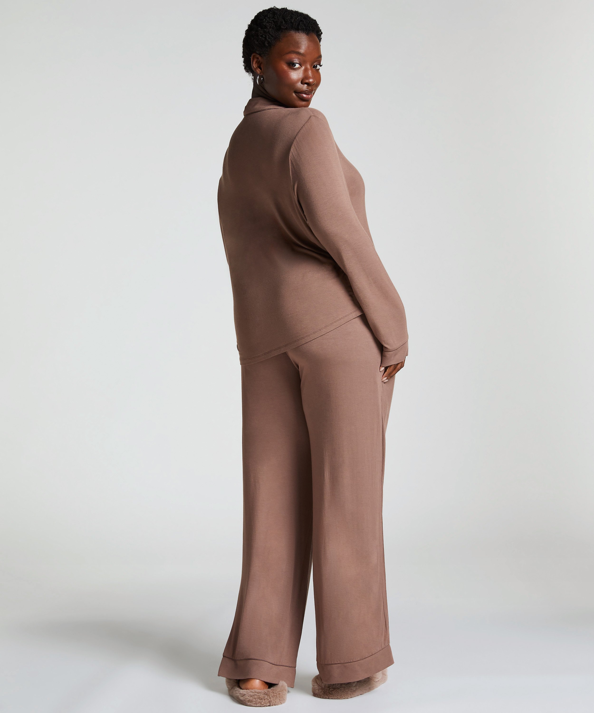 Essential Jersey Pants, Brown, main