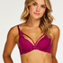 Georgia Padded Underwired Bra, Purple