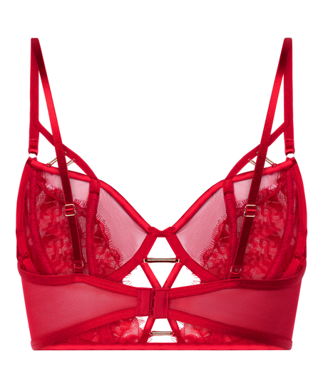 Noeki Non-Padded Underwired Bra, Red