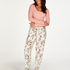 Petite Woven pyjama bottoms, White