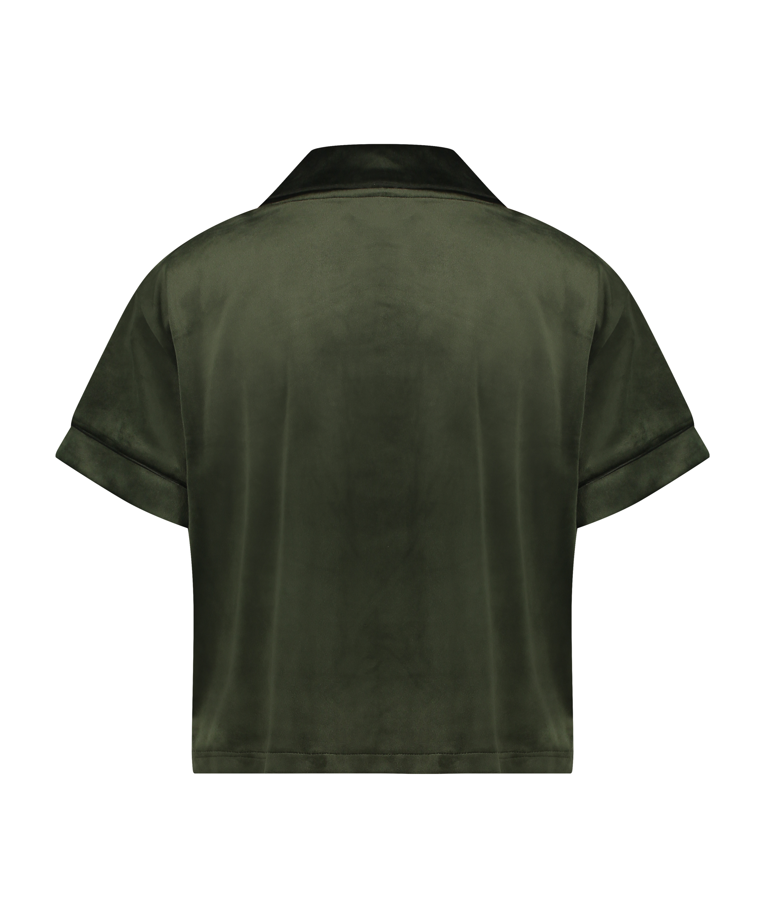 Short Sleeve Velour Jacket, Green, main