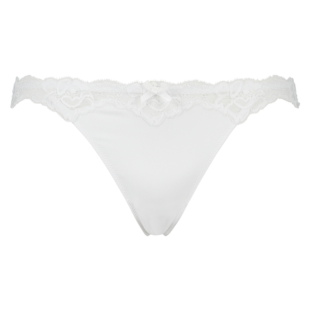 Women'secret Lace Full Panty White
