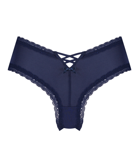 Vixen V-shaped brazilian, Blue