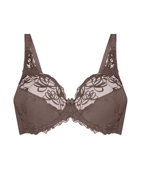 Diva Non-Padded Underwired Bra, Brown