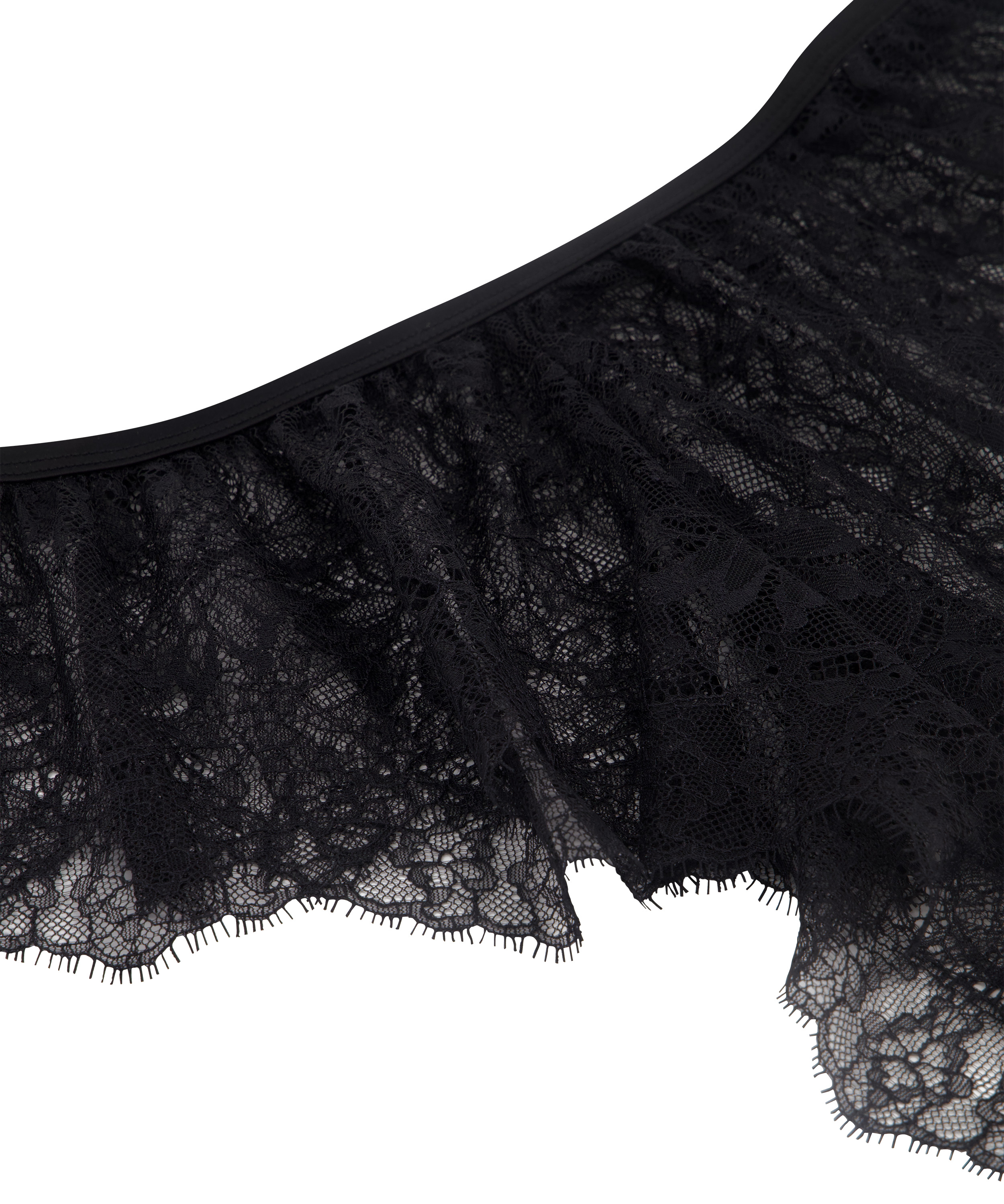 Lace Camille French Knicker, Black, main