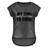 HKMX Time to shine Sports top, Black