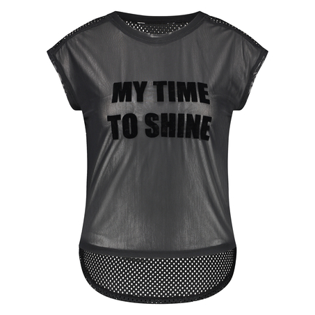 HKMX Time to shine Sports top, Black