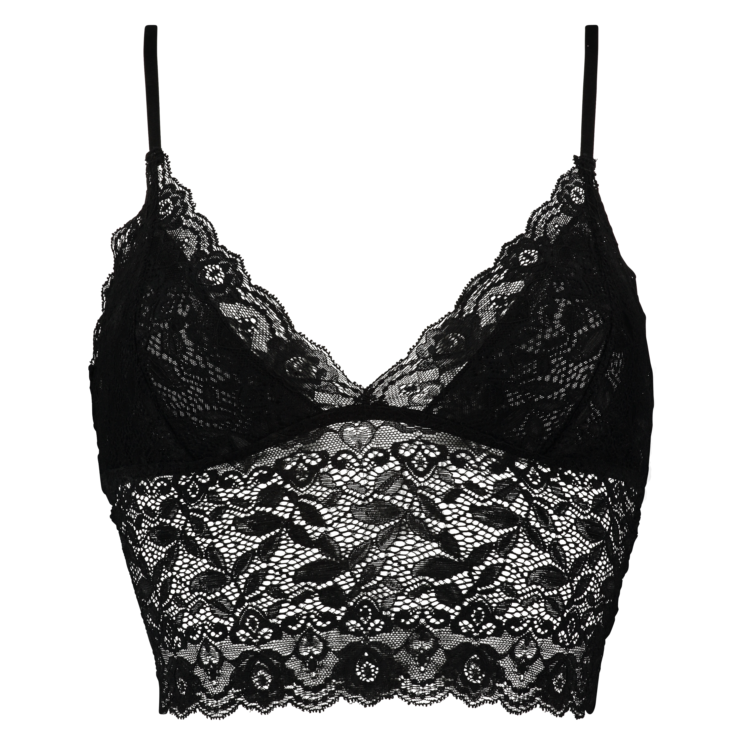Bralette longline Fancy, Black, main