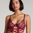 Scarlett Non-Padded Underwired Longline Bra, Red