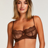 Honey Non-Padded Underwired Bra, Brown