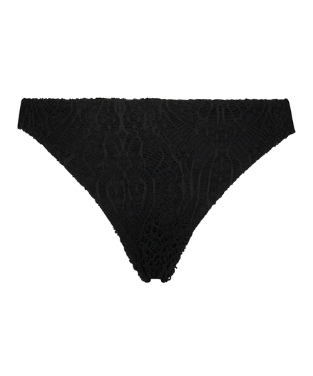 Crochet Brazilian bikini bottoms, Black