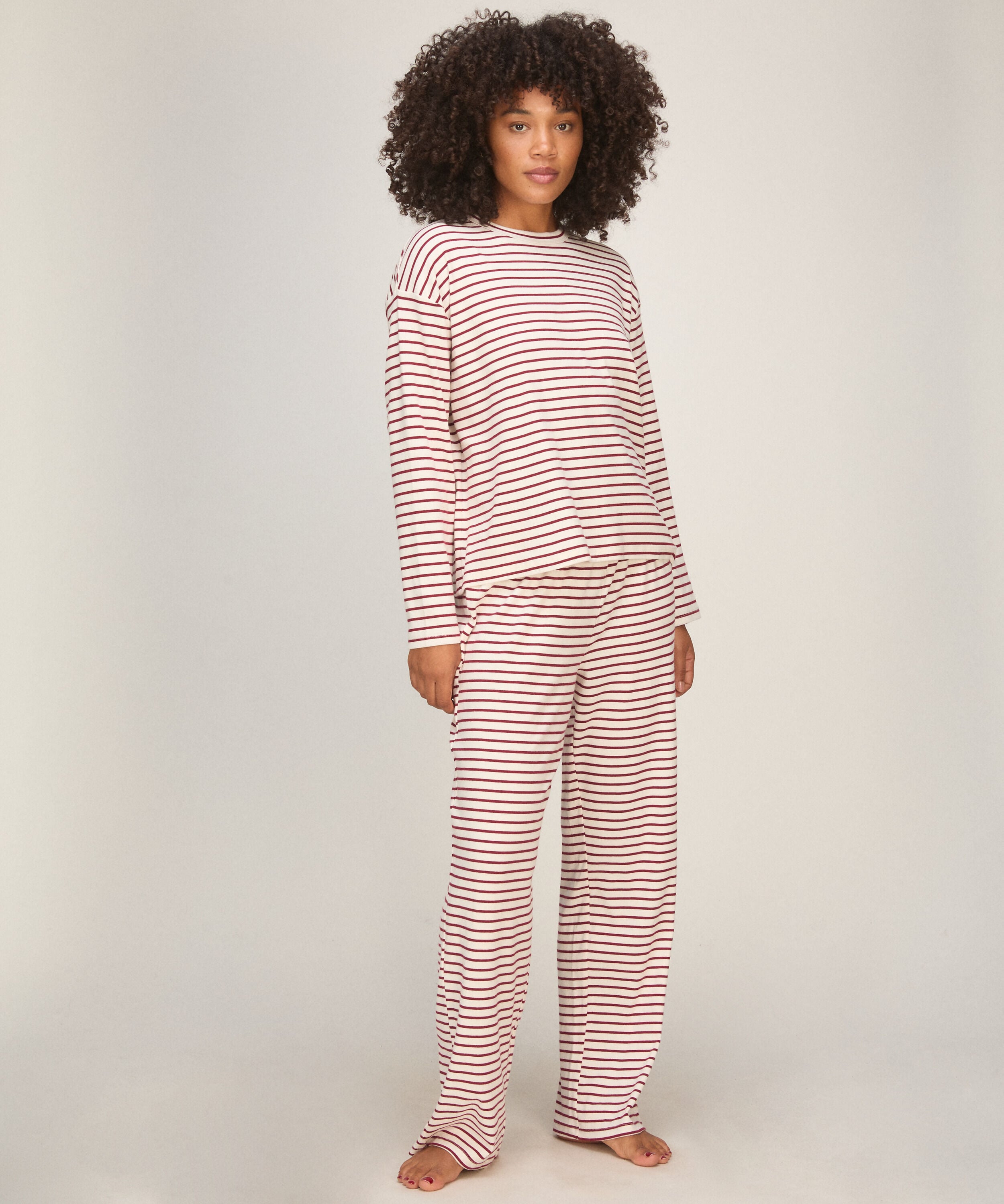 Pyjamaset Cotton Jersey, Red Pyjamaset Cotton Jersey, Red