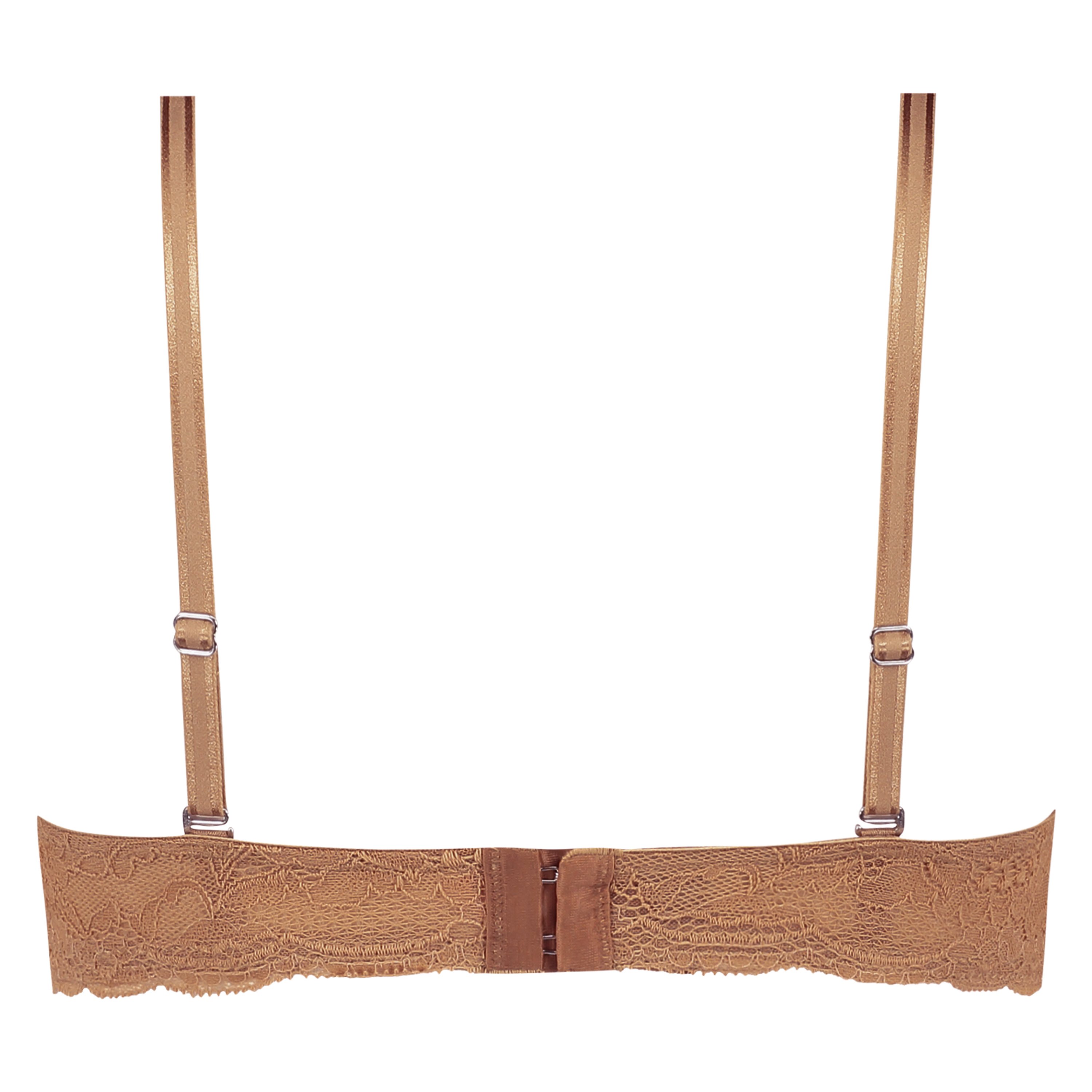 Angie Padded Strapless Underwired Bra, Beige, main