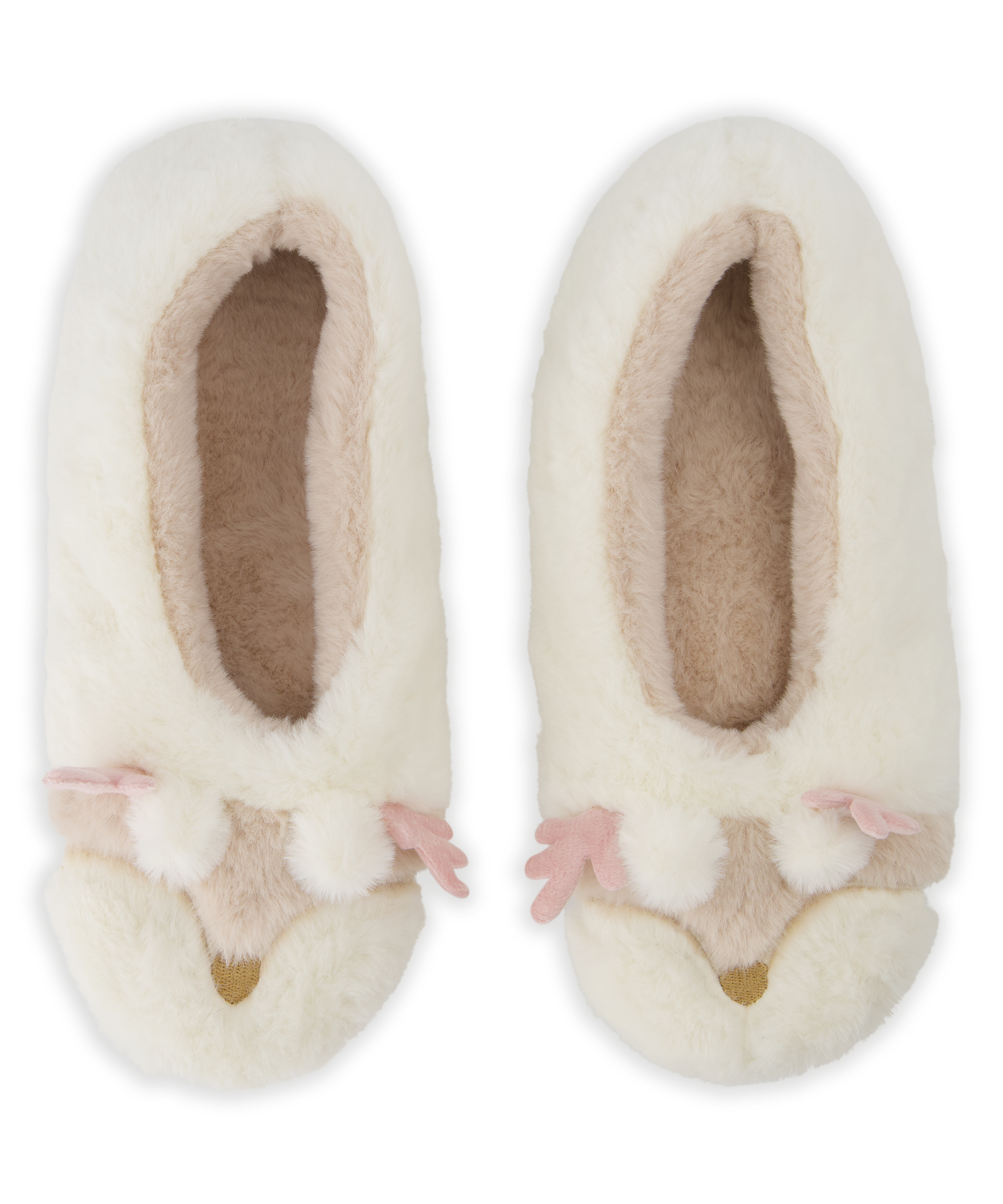 Ballerina slippers, Beige, main