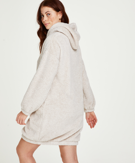 Snuggle Fleece Dress, Beige