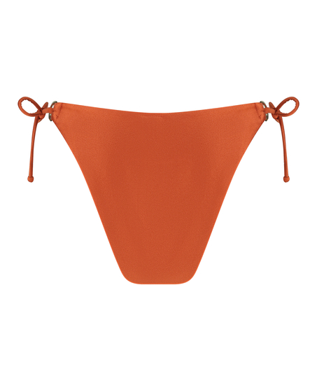 Corfu High Leg Bikini Bottom, Orange