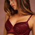 Lara Padded Underwired Bra, Red