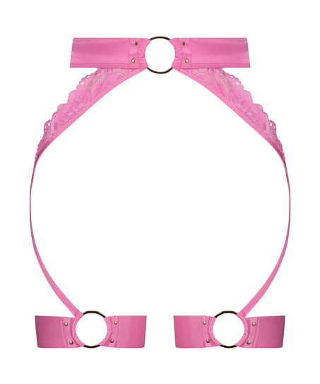 Elsa Suspender belt, Pink