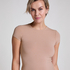 Pyjama Top Rib Essential, Beige