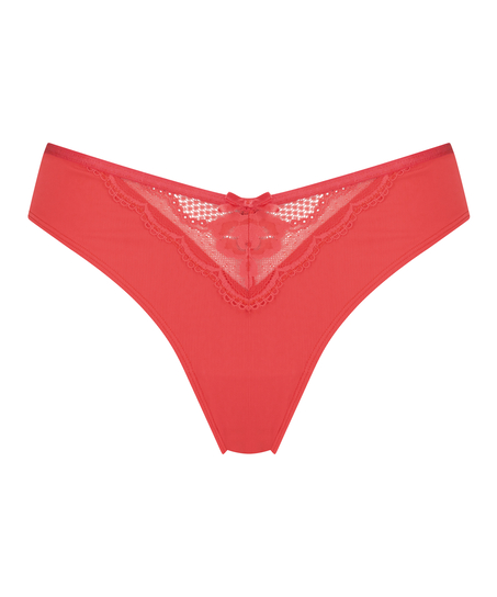 Nadine high-leg Brazilian, Red