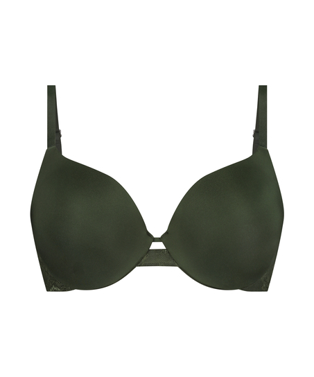 Lea Padded Underwired Push-Up Bra, Green