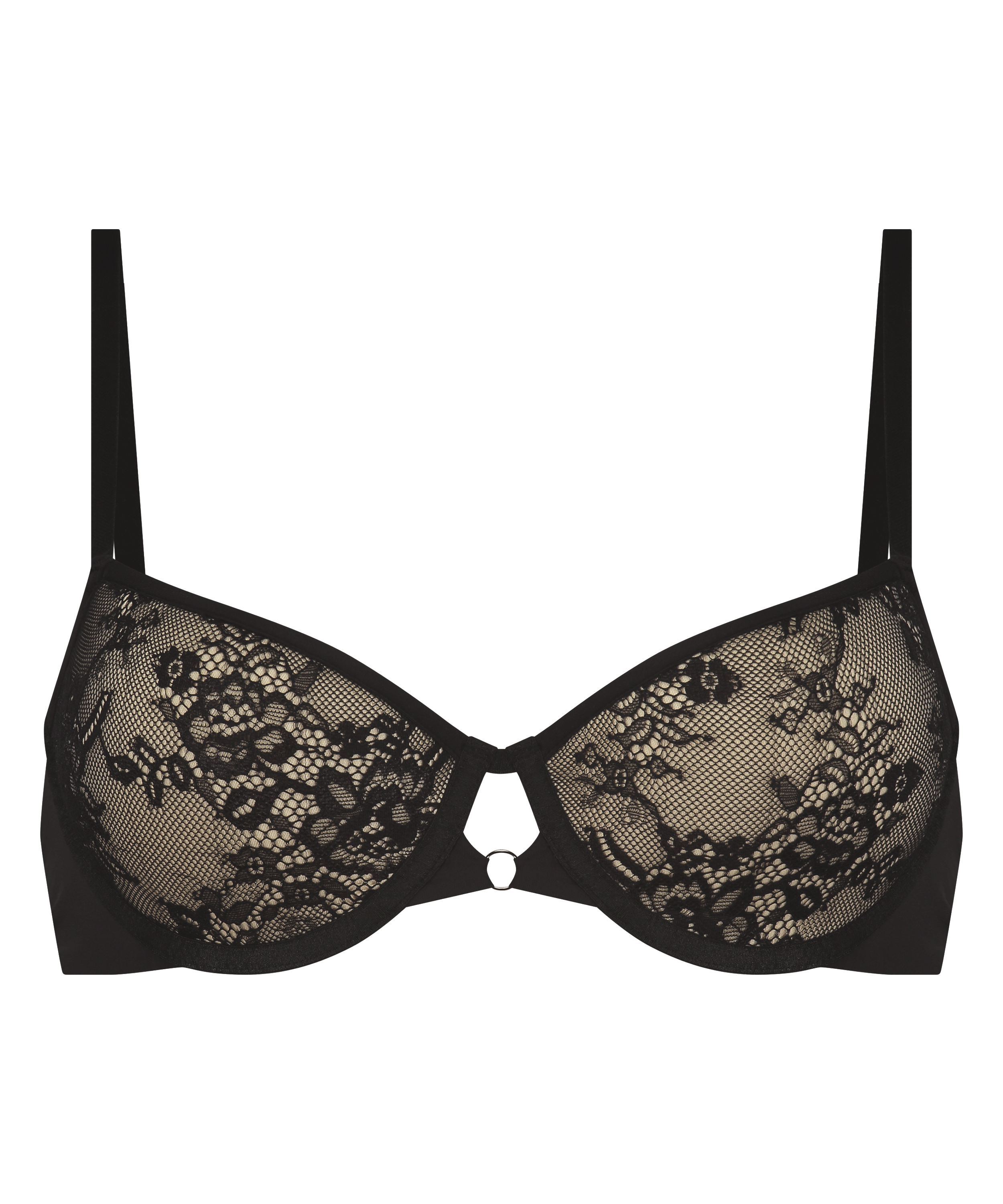 Lea Padded Underwired Bra, Black, main