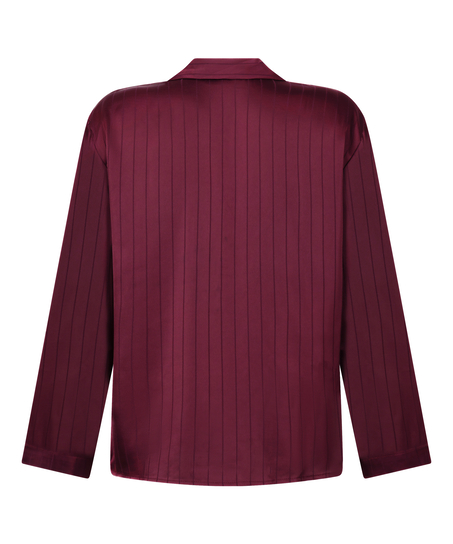 Satin Pinstripe Jacket, Purple