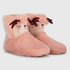 Luna reindeer slippers, Pink