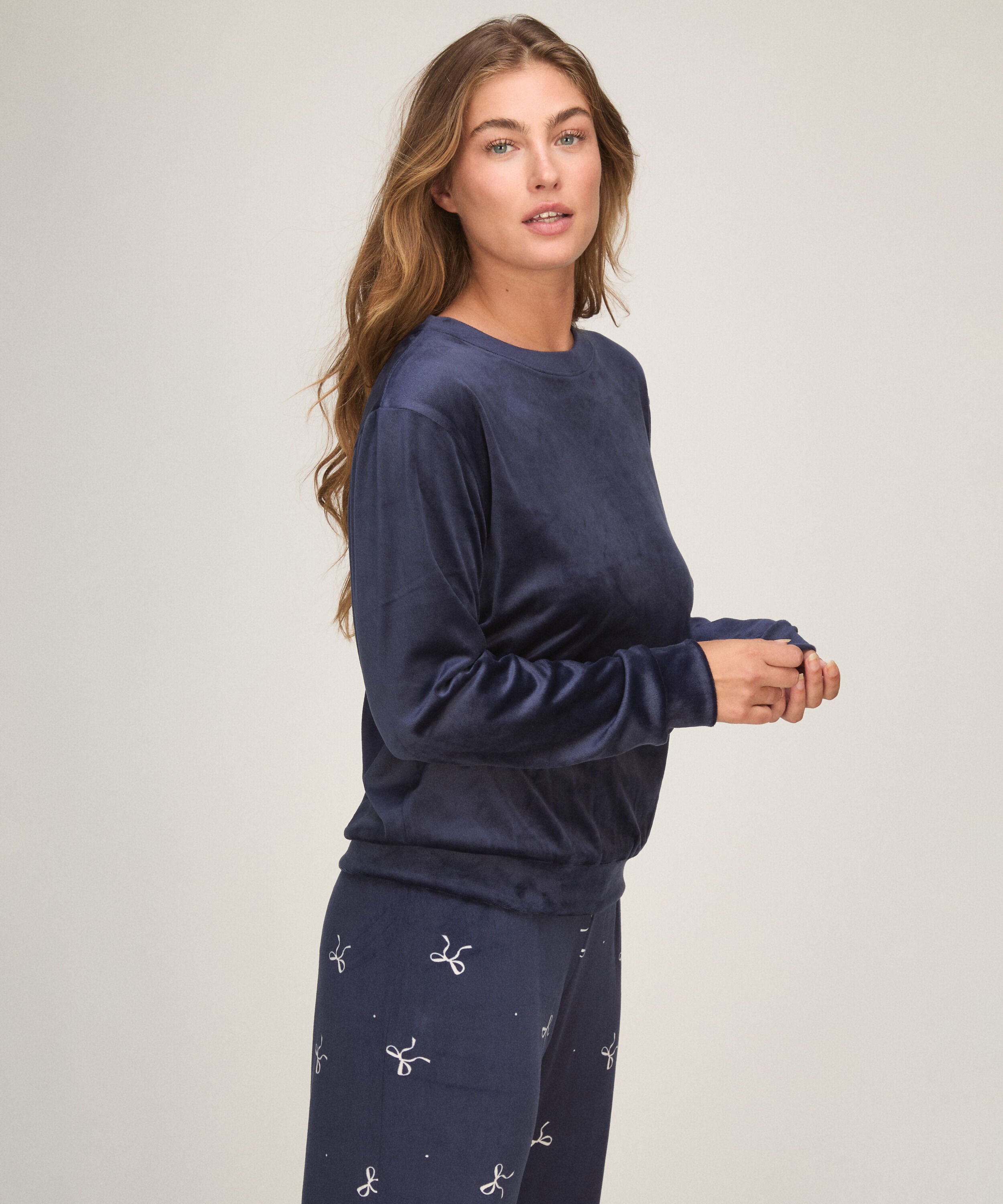 Pyjama Set Velours, Blue Pyjama Set Velours, Blue