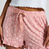 Jersey Ruffled Shorts, Pink