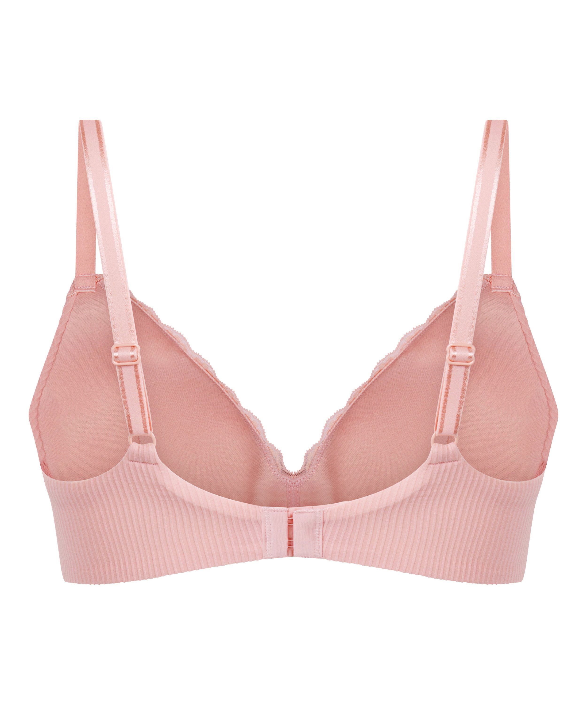 Lola Padded Non-Wired Bra, Pink, main