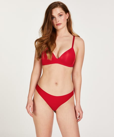 Invisible Fishnet Brazilian, Red