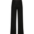 Petite Velvet Palazzo Trousers Lucy Hale, Black